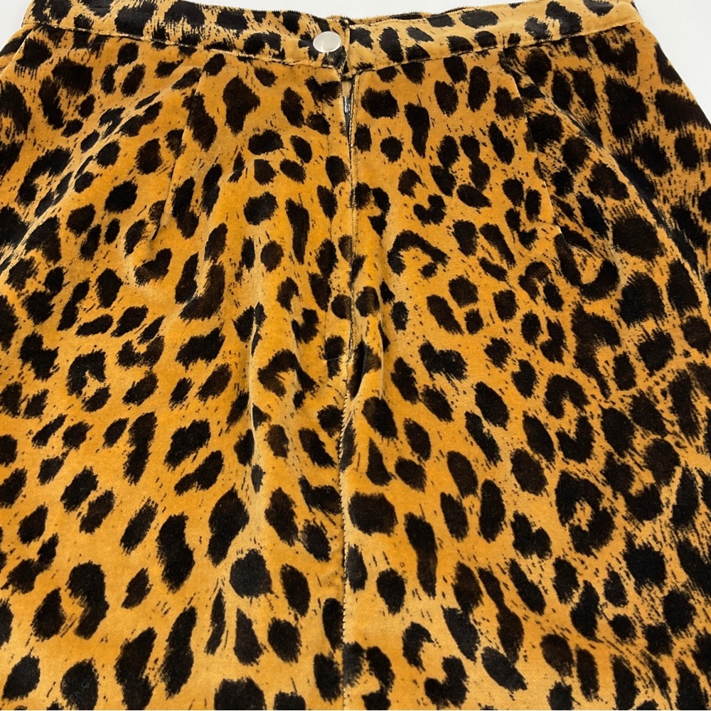 Tripp NYC RARE Vintage 80’s Punk Leopard Print Faux Fur Mini Skirt Small Altered - Picture 11 of 16